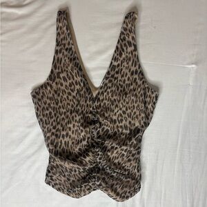 Leopard Print Women's Top